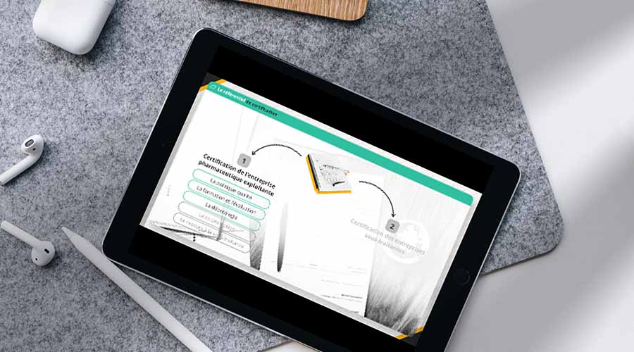 Site exploitant pharmaceutique formation en ligne elearning