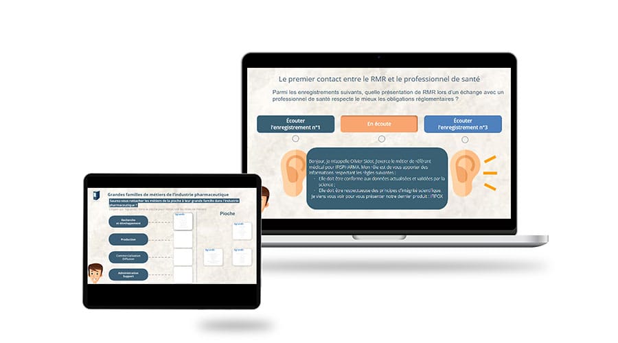 Formation en ligne Medical Science Liaison MSL RMR Positionnement réglementation déontologie compliance