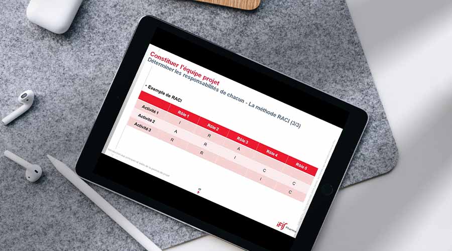 Formation en ligne elearning Gestion de projet pharmaceutique : principes et outils de la gestion de projet
