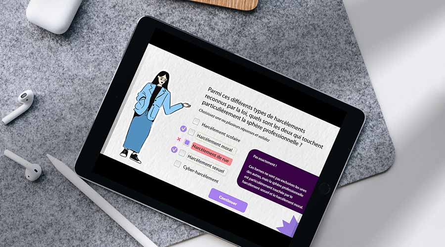 formation en ligne Harcèlement au travail