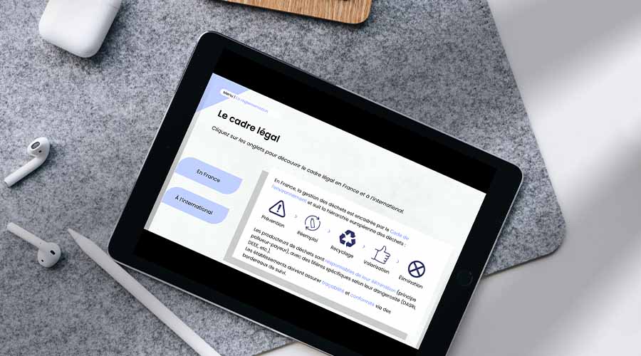 formation en ligne elearning Les essentiels de la gestion des déchets dans le dispositif médical